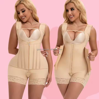 Vérifié en gros taille haute post-chirurgie Fajase Colombianas Para Mujer contrôle du ventre Shapewear vêtements de compression corps entier