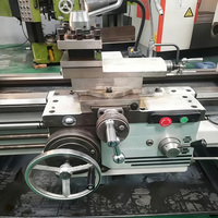 Tour à métaux manuel horizontal d'occasion, de moyenne capacité, 380V, garantie de 3 mois