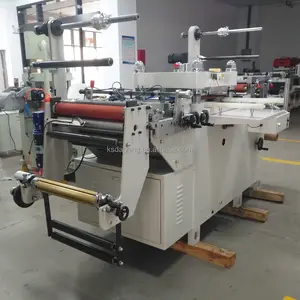 Automatic Cardboard Roll To Roll Paper Flat Bed Die Cutting Machine For Clothes Tag