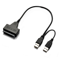 Venta al por mayor de fábrica USB 3,0 a SATA2.0 Disco duro IDE SATA 2,5/3,5 pulgadas Cable de datos de disco de estado sólido mecánico