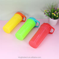 Bouteille de sport portable en PP pour shaker de protéines, sans BPA, anti-fuite, idéale pour la gym en extérieur – Fabrication OEM