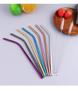 Pailles en acier inoxydable avec brosses propres, pour gobelet de crème, de 20/30oz, livraison gratuite - Product Image 6