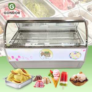 Congelador Pequeño para Helados, Vitrina Exhibidora de Paletas Heladas, Máquina Exhibidora de Helados en Venta - Product Image 1