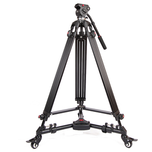 Trépied professionnel Jie Yang JY0606 pour appareil photo reflex avec tête amortie 75 mm compatible <span class=keywords><strong>Manfrotto</strong></span> - Product Image 4