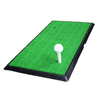Tapis de pointillage de Golf tri-gazon pliable, tapis de Golf, Mini vert, avec fond en caoutchouc antidérapant, usine, vente en gros