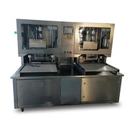 Machine de remplissage semi-automatique à double tête pour sachets BIB aseptiques, pièces humides en acier inoxydable 304 pour œufs liquides
