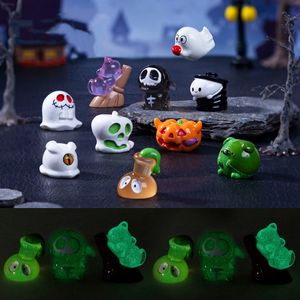 ภูมิทัศน์ขนาดเล็กแบบ DIY ของตกแต่งฮาโลวีนรูปปั้นผีฟักทองประดับรูปสัตว์ - Product Image 3