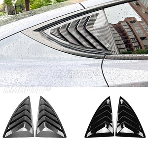 For Tesla Model Y 2019+ Body Kit Rear <b>Window</b> Side Vent Shutter Louver Cover Trim Car Accessories - Product Image 1