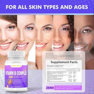 Suplemen makanan kosmetik Kelas <span class=keywords><strong>b</strong></span> kompleks pemutih kulit <span class=keywords><strong>Vitamin</strong></span> <span class=keywords><strong>B</strong></span> kapsul kompleks - Product Image 2