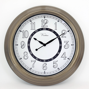 18 Inch Large <b>Outdoor</b> Wall Clock with Night Light for Garden Decoration with <b>Thermometer</b> and Humidity Waterproof - Product Image 2