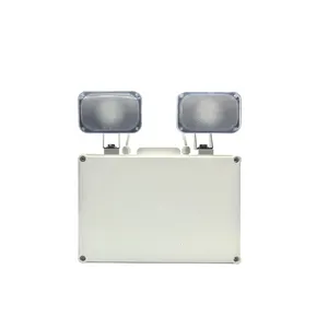 Bán sỉ pin có thể sạc lại đèn 3Wx2 LED Twin Spot Head khẩn cấp ánh sáng