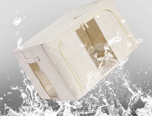 Storage Ottoman <b>Stool</b> Foldable Fabric <b>Bedroom</b> Vietnam - Product Image 3
