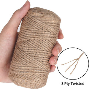 Ficelle <span class=keywords><strong>de</strong></span> reliure en Sisal <span class=keywords><strong>de</strong></span> <span class=keywords><strong>Jute</strong></span> décoration <span class=keywords><strong>de</strong></span> jardinage ficelle Agriculture corde famille bricolage <span class=keywords><strong>fil</strong></span> échantillons gratuits - Product Image 2