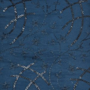 Deliza-58 Poly-20% visqueux-80% 86 Gsm tissu ample tricoté brodé chemise de travail exclusif costume uni robe de vêtement pour les filles - Product Image 1