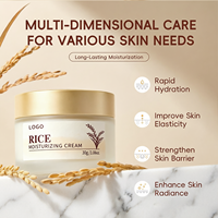 Crème hydratante pour le visage au riz coréenne trois-en-un, blanchissante, à la niacinamide, à base de plantes, pour les taches brunes, anti-âge