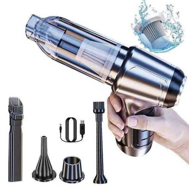 Portable 9000Pa Suction Wireless Car Vacuum Cleaner 120W Blowable Cordless Vacuum Handheld Vehicle Vacuum for Home Cleaning