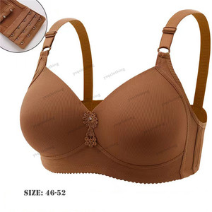 Áo Ngực Nữ Áo Ngực Kiểu Grande Áo Ngực Không Dây Ngoại Cỡ Cho Phụ Nữ Béo - Product Image 1