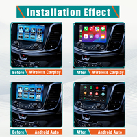 CARUPEZ Module GPS MMI sans fil portable CarPlay Android Auto pour Holden Commodore Saloon VF Série 2 2016 Plug & Play Linux Dual