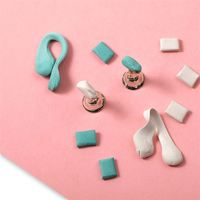 1 paquet de colle adhésive pour ongles, bâtonnet en argile amovible et réutilisable, support de présentation, conseils pour la pratique de l'art des ongles, outils de manucure