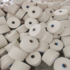 Vente en gros de fil de coton mélangé recyclé Ne1/16 pour tricoter à bas prix - Product Image 2