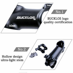 BUCKLOS - Poste de <span class=keywords><strong>Manillar</strong></span> para Bicicleta de Carretera de 31,8 mm, 60, 70, 80, 90, 100 mm, Ángulo de 7, 17, 22 Grados, para Bicicleta de Montaña XC AM - Product Image 3