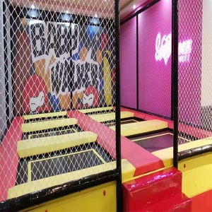 Équipement de terrain de jeux intérieur/extérieur personnalisable Beleqi, matériaux en acier/nylon/PVC/plastique, parc de trampolines pour les centres de villégiature et les centres commerciaux - Product Image 6