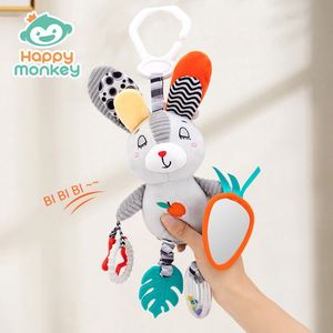 Factory Wholesale Happy Monkey Children Soothing <b>Toys</b> Baby <b>Cot</b> Mobile Hanging Rattle Crib Mobile Newborn Intellectual Gift - Product Image 2