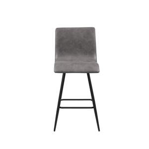 Tabouret de comptoir pivotant DB en simili cuir pour salle à manger Meuble de salle à manger élégant - Product Image 6