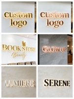 Letrero 3D Personalizado para Exteriores, Letrero con Logotipo para Tienda o Negocio, Letras de Canal Metálicas Retroiluminadas, Letrero LED Iluminado para Negocios