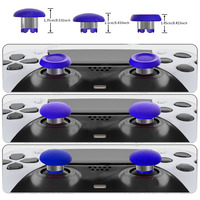 Manette PS5 Edge avec anneaux métalliques interchangeables, capuchons de joysticks en plastique personnalisables, joysticks analogiques remplaçables, multicolores