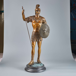 Di alta qualità artigianato in metallo decorativo personalizzato di piccole dimensioni Statue di Soldat <span class=keywords><strong>Romain</strong></span> En bronzo statua - Product Image 1