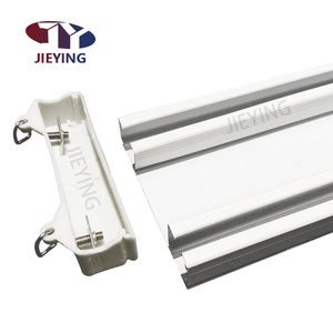 Jieying nhôm Trần đôi Rèm đường sắt lõm Rèm cực treo trần đôi Rèm theo dõi - Product Image 5