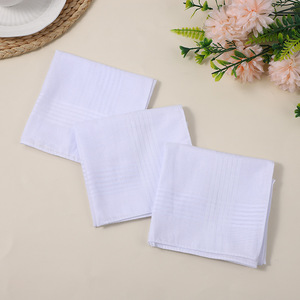 <span class=keywords><strong>Mouchoir</strong></span> de tous les jours pour hommes blancs de haute qualité <span class=keywords><strong>en</strong></span> gros de tissu Jacquard imprimé <span class=keywords><strong>en</strong></span> coton directement des fabricants chinois - Product Image 2