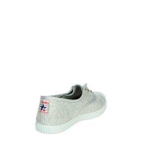 Cienta Girls Slip On Flat Silver 70013 <b>Glitter</b> <b>Fabric</b> Casual Shoe - Product Image 3