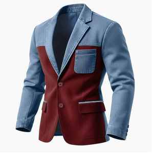 Nouvelle veste de costume décontractée pour <span class=keywords><strong>homme</strong></span> 2026, grande taille, tendance - Product Image 2