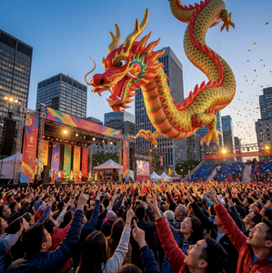 Globo Inflable Publicitario Personalizado de Fábrica China para Promoción, Globo Inflable Gigante con Temática del Festival del Bote del Dragón - Product Image 1