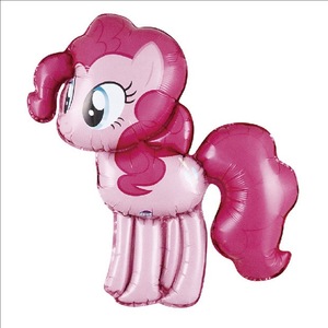 Dessin animé <span class=keywords><strong>petit</strong></span> <span class=keywords><strong>poney</strong></span> aluminium Film ballon fête d'anniversaire pour enfants décoration scène Arrangement - Product Image 1