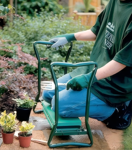 Folding Deep Seat Foldable Garden Kneeling Pad <b>Chair</b> Bench Seat Stool Garden Kneeler Handles for Gardening - Product Image 5