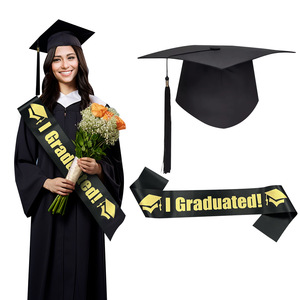 ชุดผ้าคาดผมและ<span class=keywords><strong>สายสะพาย</strong></span>ไหล่สำหรับงานรับปริญญา งานแต่งงาน แบบ 2 ชิ้น ขายส่งแบบใหม่ - Product Image 1