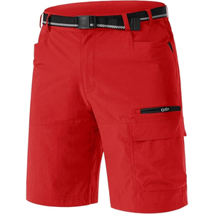 Shorts cargo pour homme, imperméables, respirants, légers, à séchage rapide, multi-poches, taille élastique, pour la randonnée, vêtements d'été pour l'extérieur - Product Image 5
