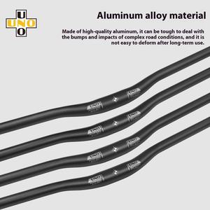 Taiwan <span class=keywords><strong>UNO</strong></span> 31.8*680MM 640 720MM allongé droit Yan guidon guidon transversal pour vélos de route VTT - Product Image 4