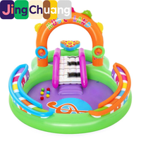 Jingchuang53117 Nouvelle piscine gonflable familiale pour enfants, parc aquatique Music Island