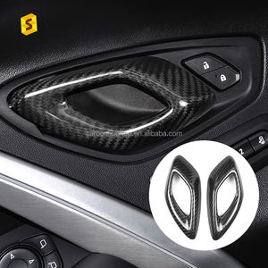 Cadre de poignée de porte intérieure en Fiber de carbone véritable ES pour <span class=keywords><strong>Camaro</strong></span> 2016 2017 2018 2019 2020 2021 <span class=keywords><strong>2022</strong></span> 2023 - Product Image 2
