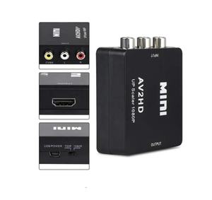 งานฉลองภาพความเข้ากันได้แบบ HD แบบสากลสินค้าขายดีในยุโรป & เรา: AV2HDMI <span class=keywords><strong>RCA</strong></span> เป็นอะแดปเตอร์ HD - Product Image 1