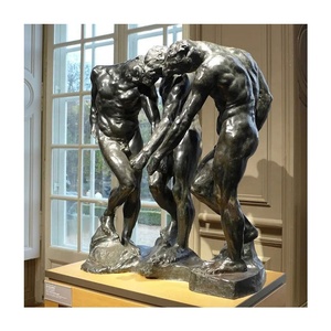 Prezzi economici all'ingrosso Customs Metal Bronze Men Statue a grandezza naturale The Three Shades Bronze <span class=keywords><strong>Les</strong></span> Trois Ombres Rodin Sculpture - Product Image 1
