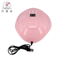 Pengering Kutek Gel Cepat Kering Terlaris 54W Sun X3 Lampu Kuku UV LED Sensor Otomatis dengan 3 Timer Layar LCD Pintar untuk Kuku