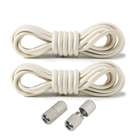 Lacet élastique créatif élastique sans cravate semi-rond élastique paresseux lacet alliage métal capsule boucle lacet