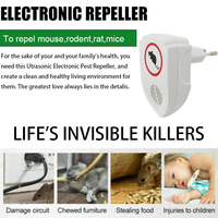 Répulsif antiparasitaire électronique à ultrasons écologique répulsif anti-rongeur intérieur pour rat souris