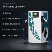 Nouvelle station de recharge DC tout-en-un pour véhicules électriques 80kW-240kW, chargeur rapide 150V-1000V IP54