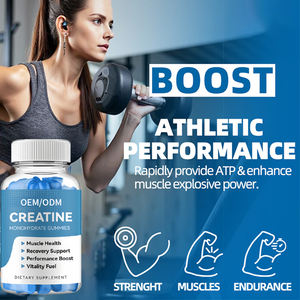 Caramelle Gommose alla Creatina e <span class=keywords><strong>BCAA</strong></span> per la Crescita Muscolare e la Forza, Integratore Senza Zucchero e Senza Glutine, OEM ODM Etichetta Privata, Fornitura all'Ingrosso GMP - Product Image 2